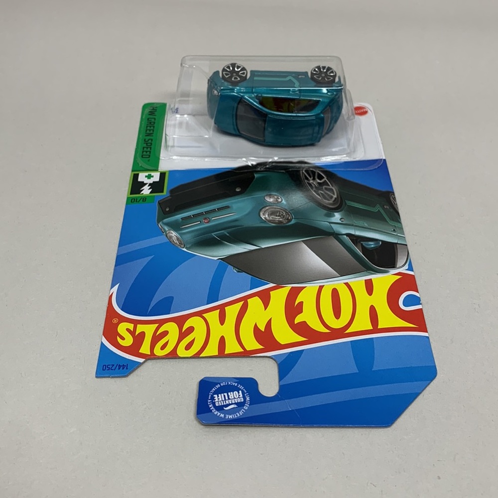 Hot Wheels Fiat 500e HW green speed car toy new by Mattel 144/250 - Picture 7 of 17